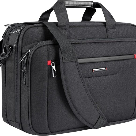 Laptop Briefcase Premium Laptop Case Fits Up to 17.3 Inch Business Shoulder Bag - Picture 1 of 6
